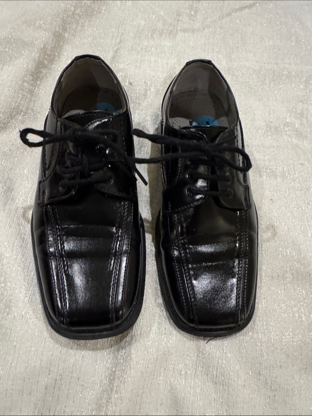 Men's Black Lace-Up Dress Shoes